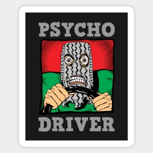 Psycho Driver Sticker